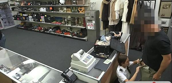  Latina stewardess screwed by pawn dude